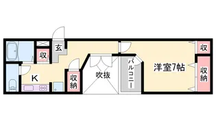 イスズベル八代【212号室】の間取り