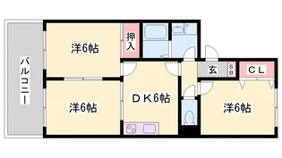 メゾン高須【2階】の間取り