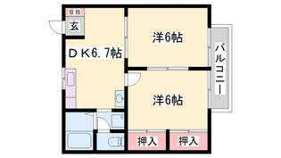 メゾン・ドゥ・リブ【2階】の間取り