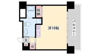 ハッピーエイジ土山【602号室】の間取り