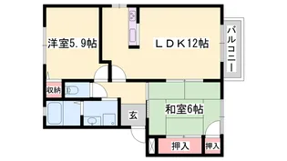 パセオカサベルデ【1階】の間取り