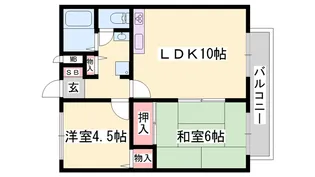 アーバンライフ吉田 【2階】の間取り