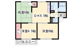 エスポワール【2階】の間取り