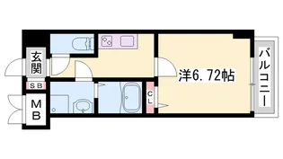 Sky Himeji【303号室】の間取り
