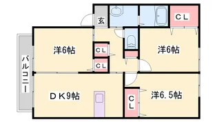 エクレールC【102号室】の間取り