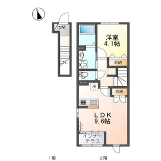 レミリア【203号室】の間取り