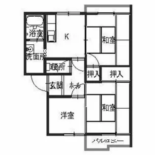 タウニィ今在家B【2階】の間取り