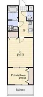 アプローズ加古川【1階】の間取り