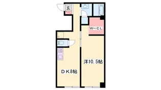 五反ビル【303号室】の間取り