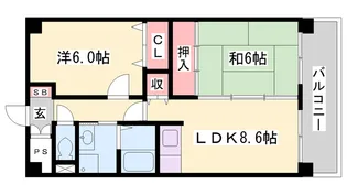 リアライズ加古川Ⅱ【3階】の間取り