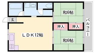 オリエンタルマンション【6階】の間取り
