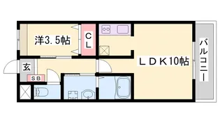 グランヒルズ【1階】の間取り