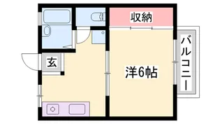 ハイツタイヨウ【201号室】の間取り