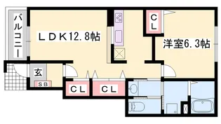アルト ウンド ユング【1階】の間取り