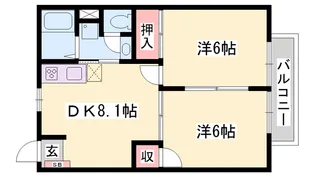 アビタシオンソネ【2階】の間取り