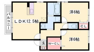 ヒルサイドテラスC棟【201号室】の間取り