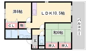 サンフレッチェM【1階】の間取り