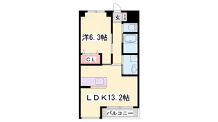 クレーブラット【2階】の間取り