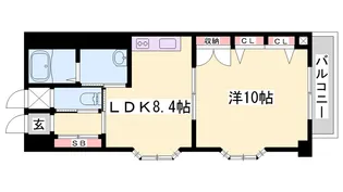 リッチ・キャッスルI【301号室】の間取り