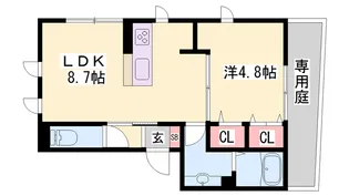 アトール恵比寿【2階】の間取り