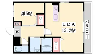 プランドール【2階】の間取り
