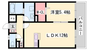 紫蘭【2階】の間取り