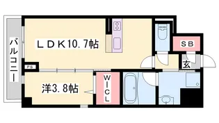 ベラ・ルーナ【102号室】の間取り