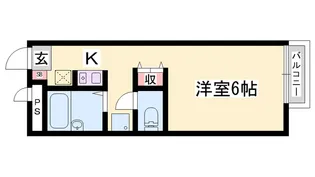 レオパレスN・ホープ【104号室】の間取り