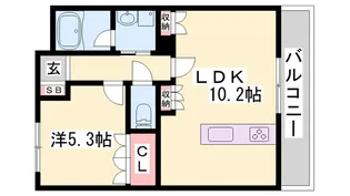 リアライズ呉服町【4階】の間取り