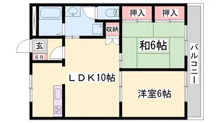 サンコートM【1階】の間取り