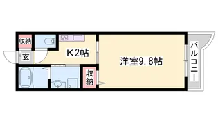 アグネス【3階】の間取り