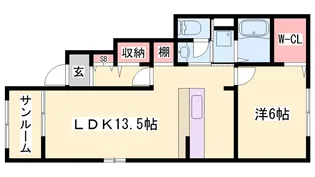 frischi K・M【1階】の間取り