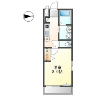 メゾンエトワール【2階】の間取り