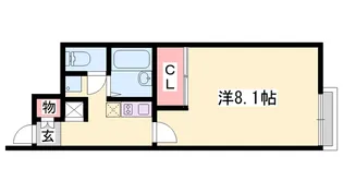 レオネクストサンマーク滝野【202号室】の間取り