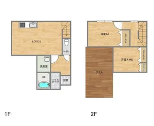 兵庫県西脇市西脇【一戸建】の間取り