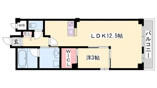 グランデ オヴェスト【3階】の間取り