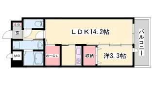 ポーシェガーデン3【10階】の間取り