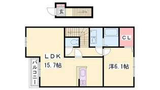 ロイヤルシャトーM【2階】の間取り
