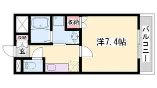 下野田マンションISSEI【106号室】の間取り