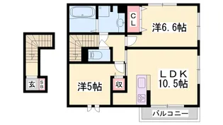 フォーリーフ・ヴィラ【2階】の間取り