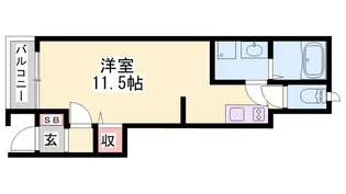 シャルマン【103号室】の間取り