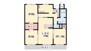 ハイツ赤坂【5階】の間取り