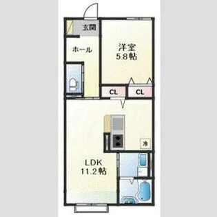 Suzu Bellecourt【2階】の間取り