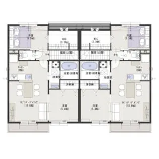 グランボナールB棟【2階】の間取り