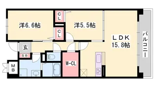 ソルジェ・K【2階】の間取り
