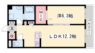 ローレル東加古川【3階】の間取り