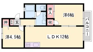 ハートランドB棟【2階】の間取り