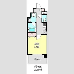 グランネクサス船橋町【2階】の間取り