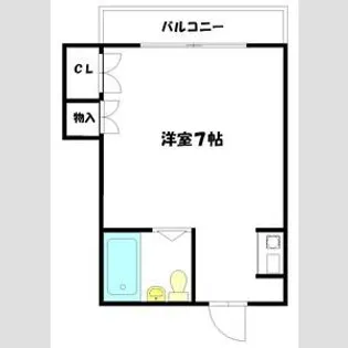 錦アトリオ【108号室】の間取り
