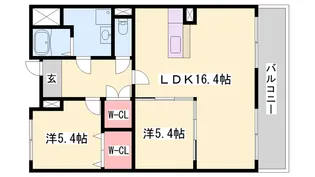 メゾン北町【4階】の間取り